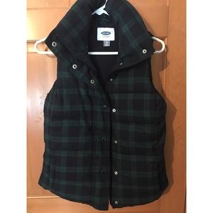 Old Navy Plaid Vest
